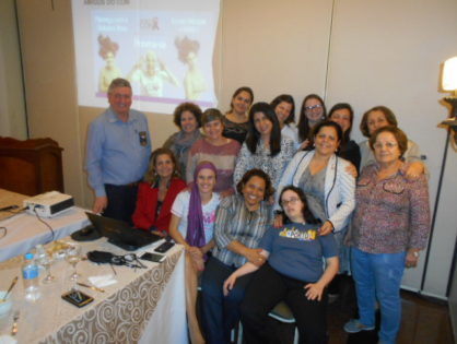 Palestra sobre câncer de mama em reunião do Rotary Club de Marília - 30/10/2017