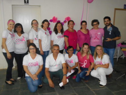 Palestra sobre câncer de mama na USF Lácio - 31/10/2017