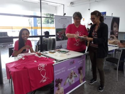 09/11/2018 - Ação do Outubro Rosa na Empresa Paschoallotto em Marília/SP.