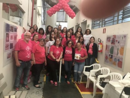 26/10/2018 - Ação do Outubro Rosa na Indústria Marcon em Marília