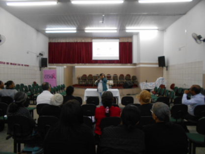 Palestra sobre câncer de mama na Igreja Assembleia de Deus São José do Rio Preto em Marília/SP - 22/10/2017